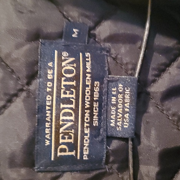 Pendleton 100% Wool Quilted Insulated Shirt Jacket Men's Medium NWOT - Picture 2 of 10
